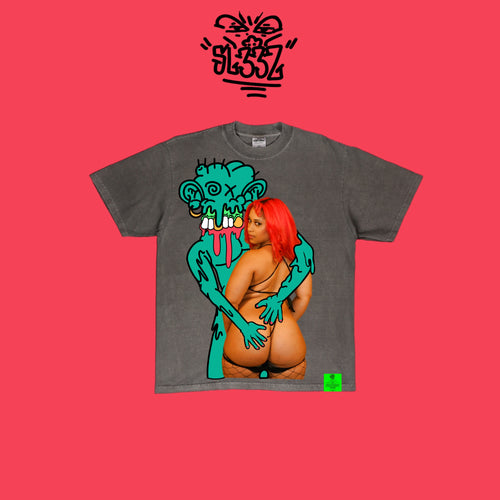 "OG PINKYXXX" CHARCOAL TEE